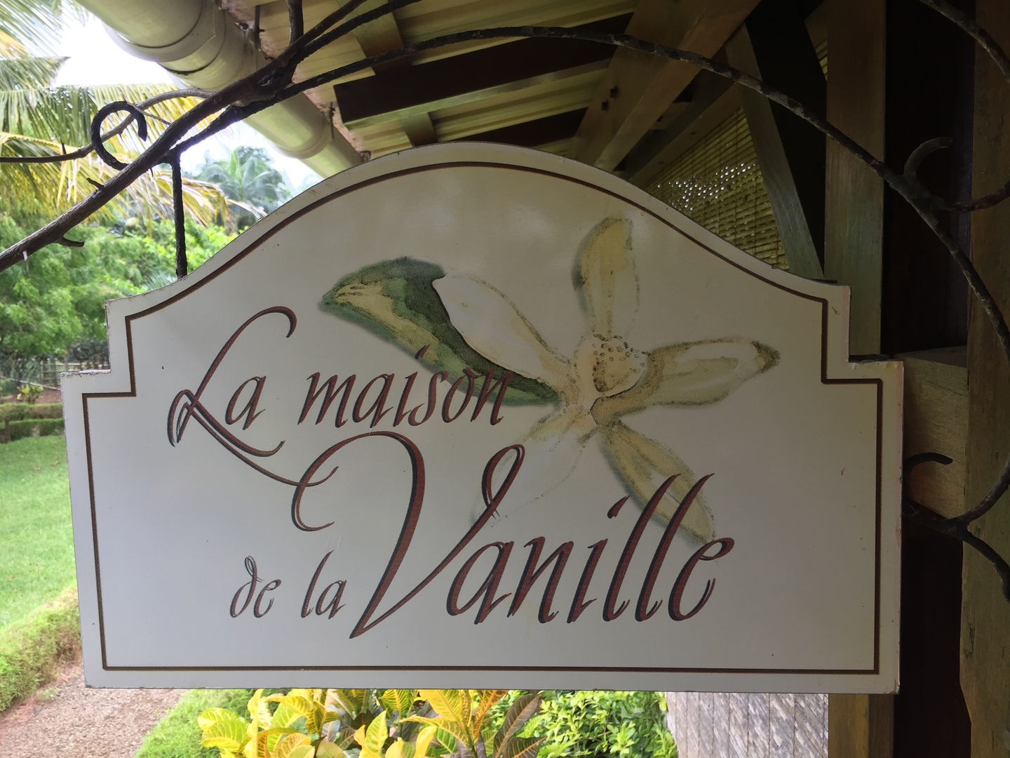 St. Aubin Plantage :: the vanilla shop sign