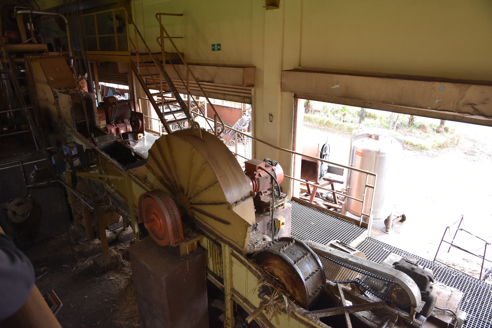 Rhumerie de Chamarel :: cane processing machinery