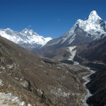 Reaching Pangboche :: the Ama Dablam approach in sight