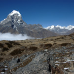 Ama Dablam BC :: Mingbo :: Taboche, peaks by the Everest BC