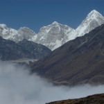Ama Dablam BC :: the nasty clouds reaching Pheriche and Dingboche...