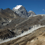 By Thukla :: Thukla lodges below the Khumbu Glacier front morraine