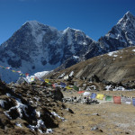 By the Khumbu Glacier front morraine above Thukla :: Tombstones