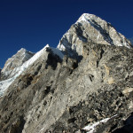 Kala Pattar :: the ridge leads further on to the Pumori top