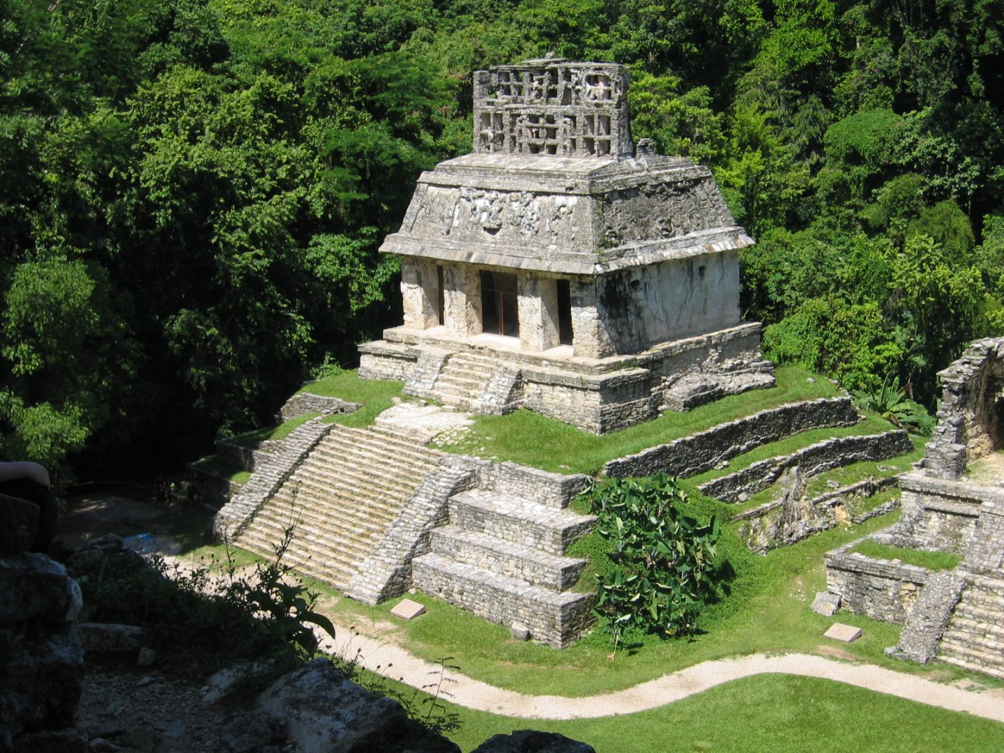 Templo del Sol, Palenque, August-September 2004