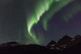 Kebnekaisefjällen, by Nallo -- aurora borealis. September 2017