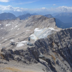 Zugspitze — the view westwards